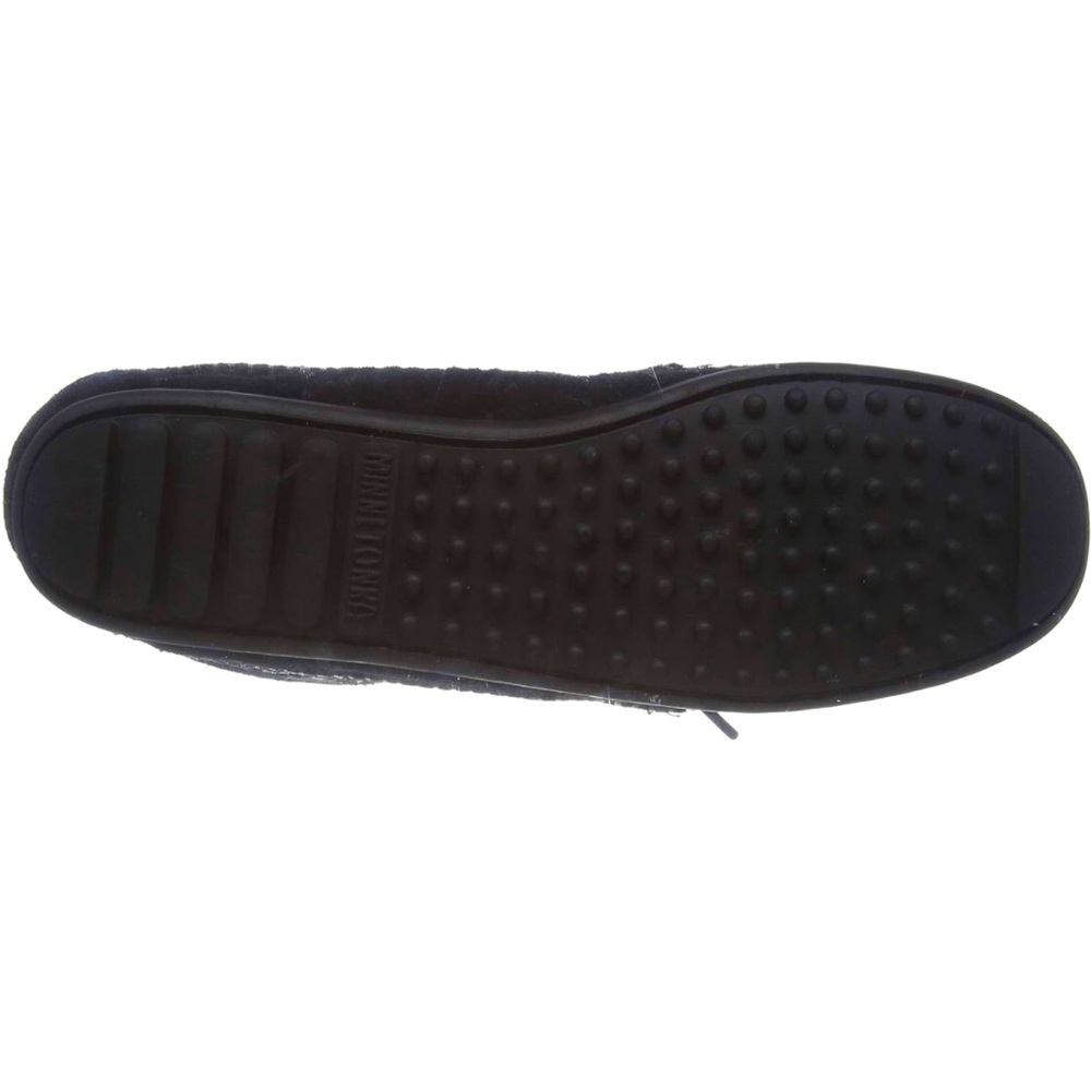 Minnetonka Moccasin Mosaic Black Ankle Booties